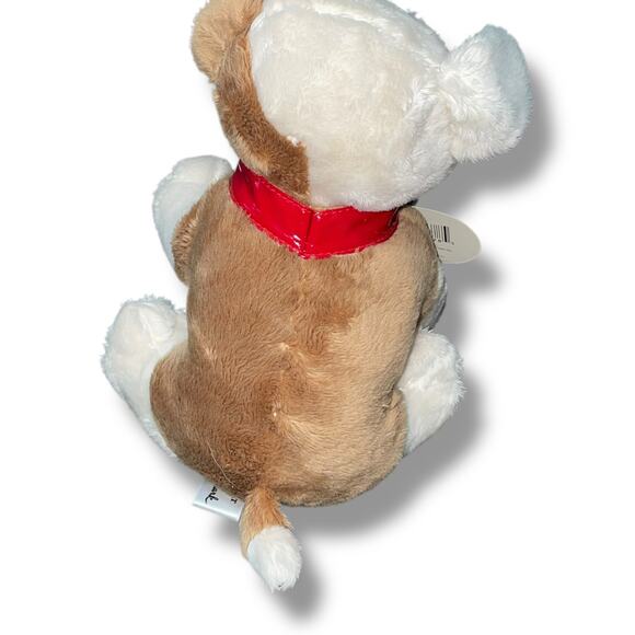Hallmark Plush Dog Bulldog Love You Pup Stuffed Animal Nursery Decor Gift 8” - Picture 6 of 12